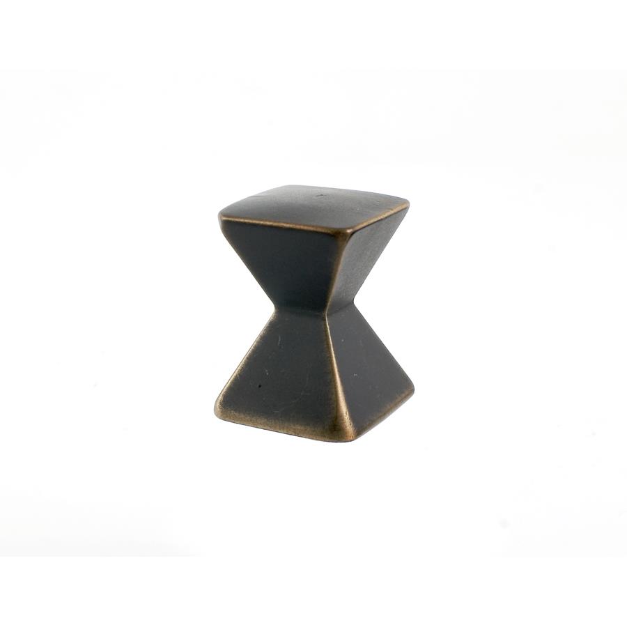 DuVerre DVFC35-ORB Forged 2 Large Square Knob 1 1/8 Inch - Oil Rubbed Bronze